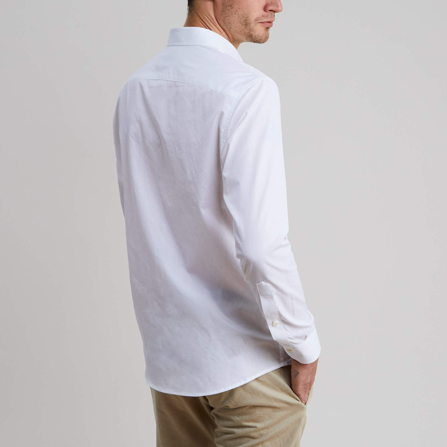 Standard Poplin Shirt White - Todd Shelton