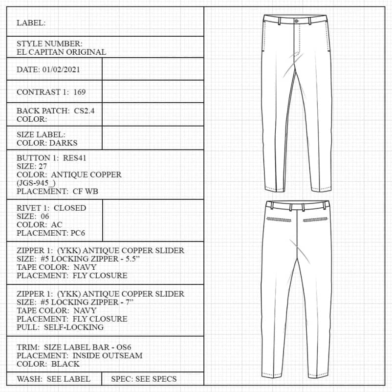 Pants Made in USA - Todd Shelton
