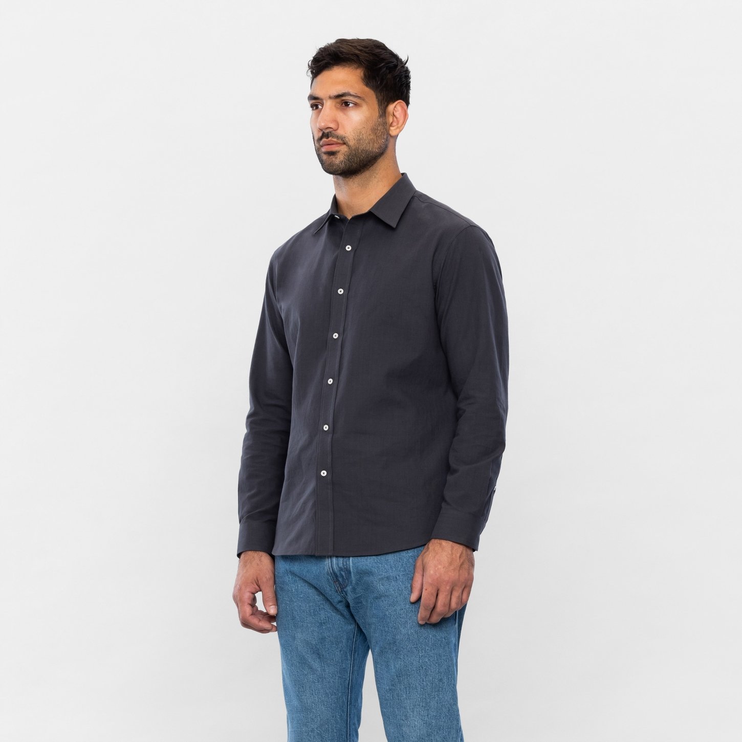 Go West Chambray Charcoal