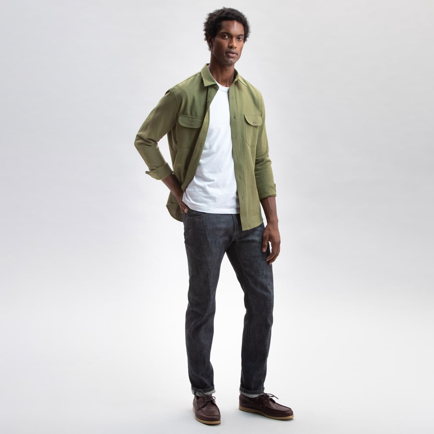 The Craftsman Green Overshirt - Made in USA