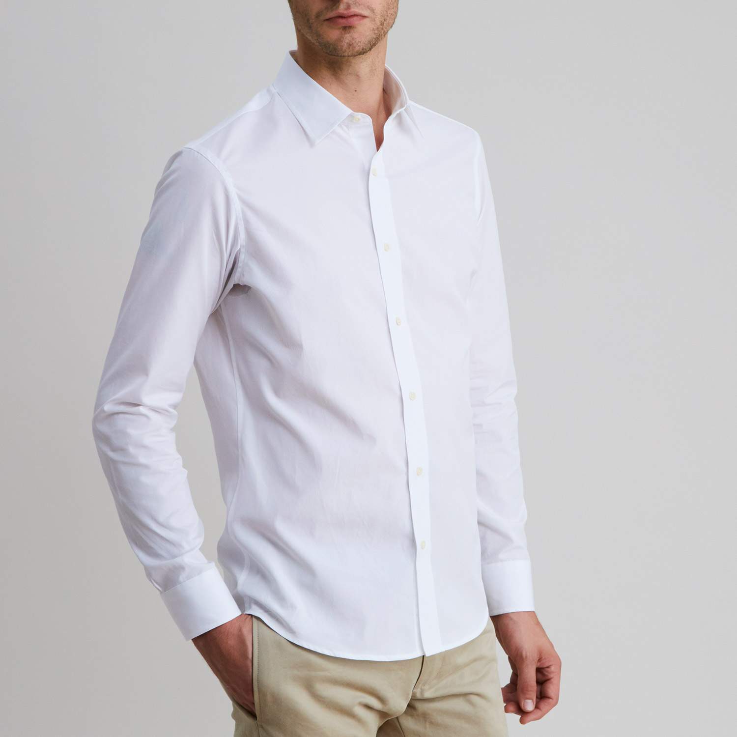 Standard Poplin Shirt White 