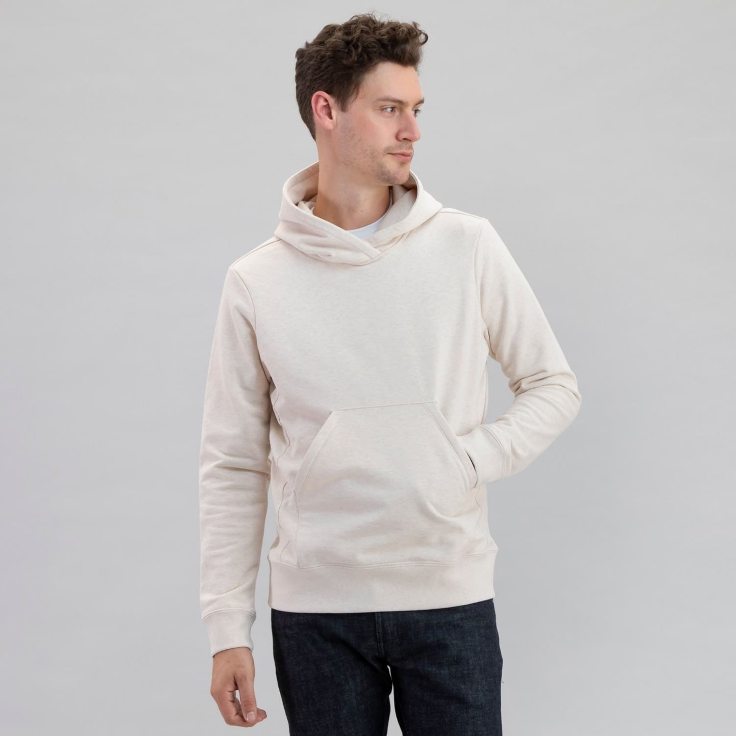 Electric Company Pullover Hoodie Heather Tan