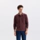 Comfort LS Polo Maroon