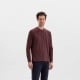 Comfort LS Crew Maroon