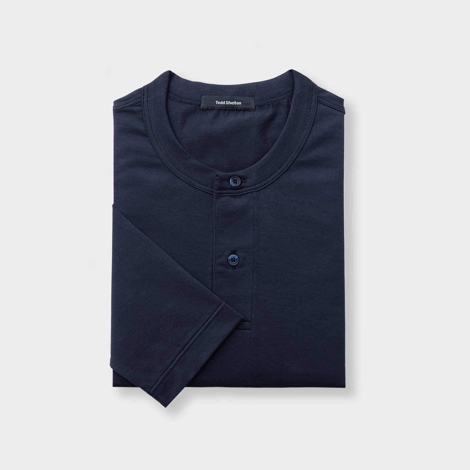 Navy Long Sleeve Henley